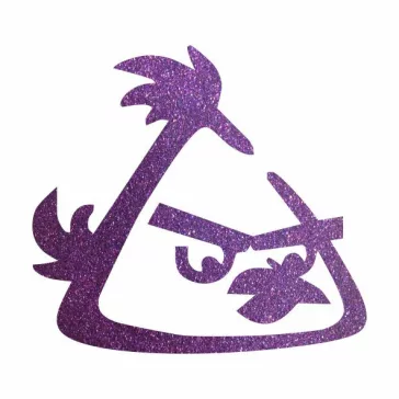 5x5 cm-es Csillám tetoválás sablon - Angry Birds 263