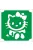 5x5 cm-es Csillám tetoválás sablon - Hello Kitty 267