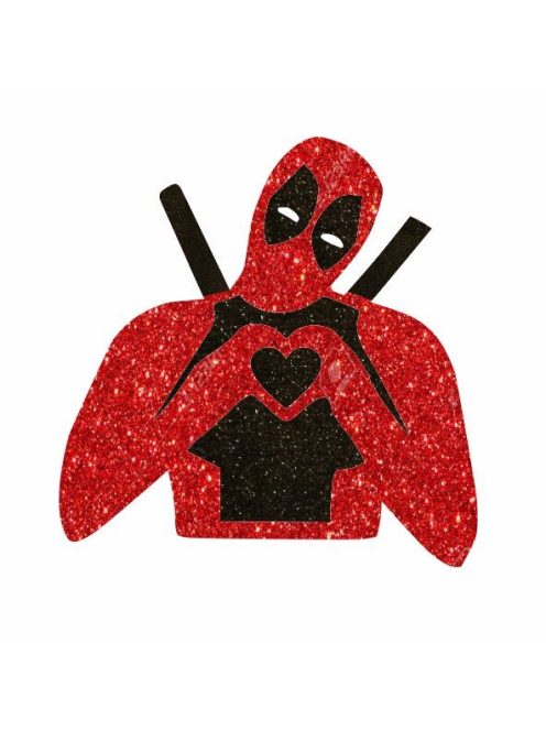 Csillámtetoválás sablon - Deadpool 270