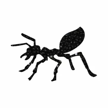 5x5 cm-es Csillámtetoválás sablon -Hangya 274