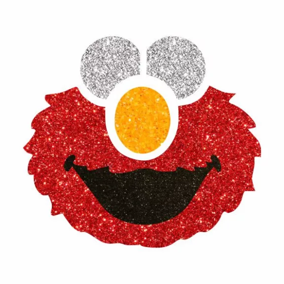 5x5 cm-es Csillám tetoválás sablon - Elmo 277