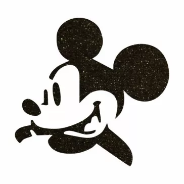 5x5 cm-es Csillám tetoválás sablon - Mickey egér 281
