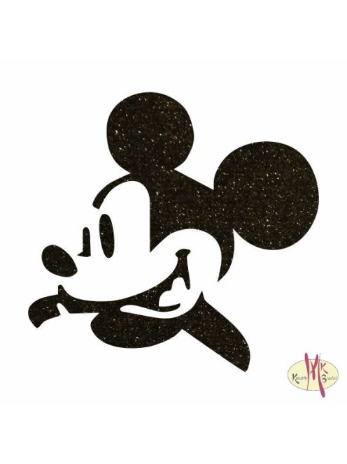 5x5 cm-es Csillám tetoválás sablon - Mickey egér 281