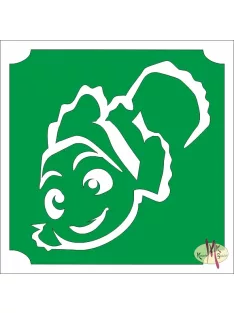 5x5 cm-es Csillámtetoválás sablon - Némó 291