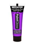Paintglow Uv - Neon arc és testfesték lila 10ml