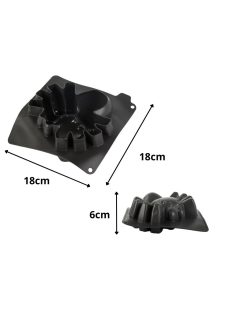 Halloween pók sütőforma, nagy szilikon tortaforma, tapadásmentes, rugalmas, ijesztő sütemény, zselé forma, könnyen tisztítható