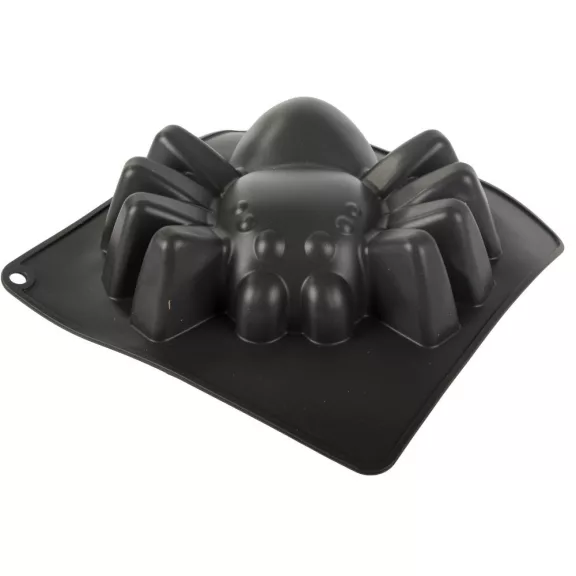 Halloween pók sütőforma, nagy szilikon tortaforma, tapadásmentes, rugalmas, ijesztő sütemény, zselé forma, könnyen tisztítható