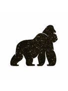 KiviArt 5x5 cm-es Csillámtetoválás sablon -  gorilla minta.