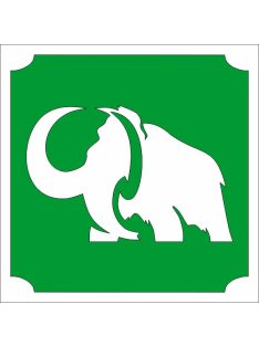 KiviArt mamut csillámtetoválás sablon 5x5 cm – öntapadós festősablon