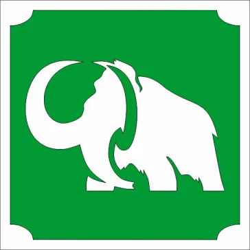 KiviArt mamut csillámtetoválás sablon 5x5 cm – öntapadós festősablon
