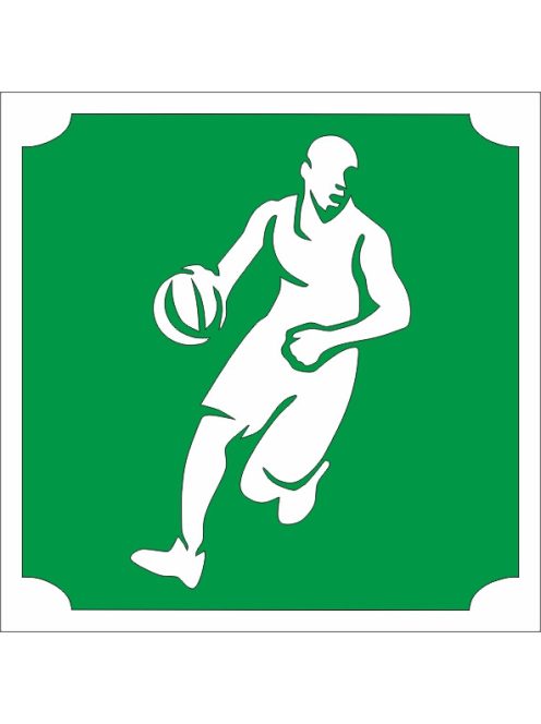 KiviArt 5x5 cm-es Csillámtetoválás sablon -  Kosaras minta.