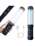 Szerelő, műhely lámpa 48 LED-es, USB-s, akasztós, mágneses, újratölthető
