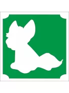 5x5 cm-es Csillám tetoválás sablon - Vuk 306