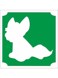 5x5 cm-es Csillám tetoválás sablon - Vuk 306