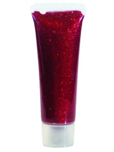   Eulenspiegel Csillámzselé  Piros 18 ml "Glitter Gel"