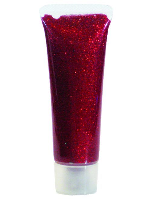 Eulenspiegel Csillámzselé  Piros 18 ml "Glitter Gel"