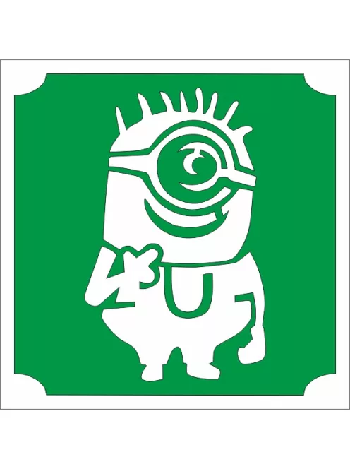 5x5 cm-es Csillám tetoválás sablon - Mignon 308