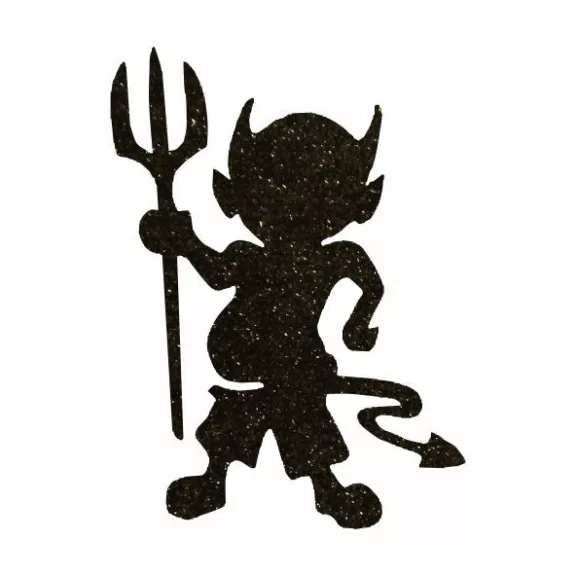 KiviArt 5x5 cm-es Csillámtetoválás sablon -  Kis ördög 316