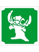 Stitch Csillámtetoválás sablon és matrica – Kreatív testfestés, csillámtetoválás