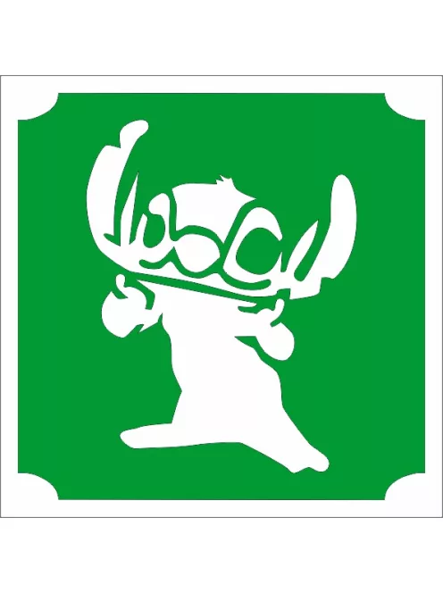 Stitch Csillámtetoválás sablon és matrica – Kreatív testfestés, csillámtetoválás