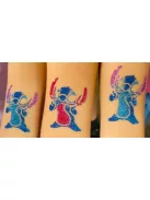 Stitch Csillámtetoválás sablon és matrica – Kreatív testfestés, csillámtetoválás