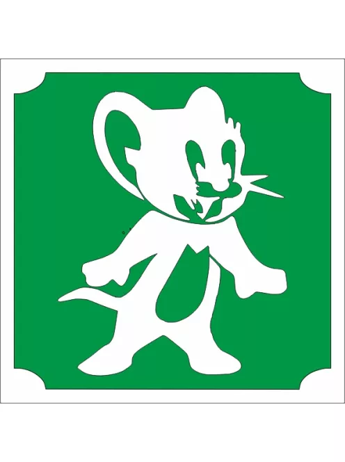 5x5 cm-es Csillám tetoválás sablon - Jerry 323