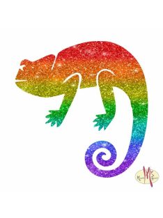 5x5 cm-es Csillámtetoválás sablon - Gekko 328