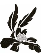 5x5 cm-es Csillámtetoválás sablon -  329