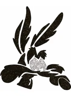 5x5 cm-es Csillámtetoválás sablon -  329