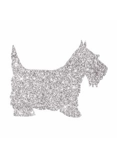 5x5 cm-es Csillámtetoválás sablon - Kutya 332