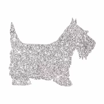 5x5 cm-es Csillámtetoválás sablon - Kutya 332