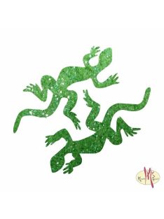 5x5 cm-es Csillámtetoválás sablon - Gyíkok 335