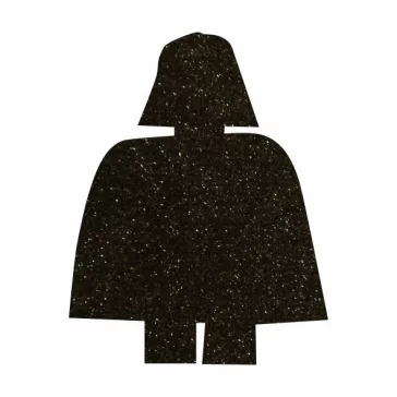 5x5 cm-es Csillám tetoválás sablon - Lego Darth Vader 338