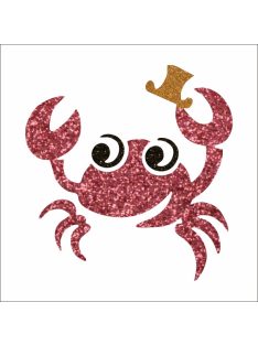 5x5 cm-es Csillámtetoválás sablon - Pingvin 342