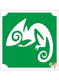 5x5 cm-es Csillámtetoválás sablon -Gekko 