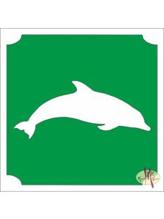 csillamtetovalas sablon delfin