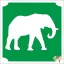 csillamtetovalas sablon elefant