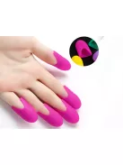 5 db szilikon klip a gél, akril és hibrid körömlakk otthoni eltávolításához.