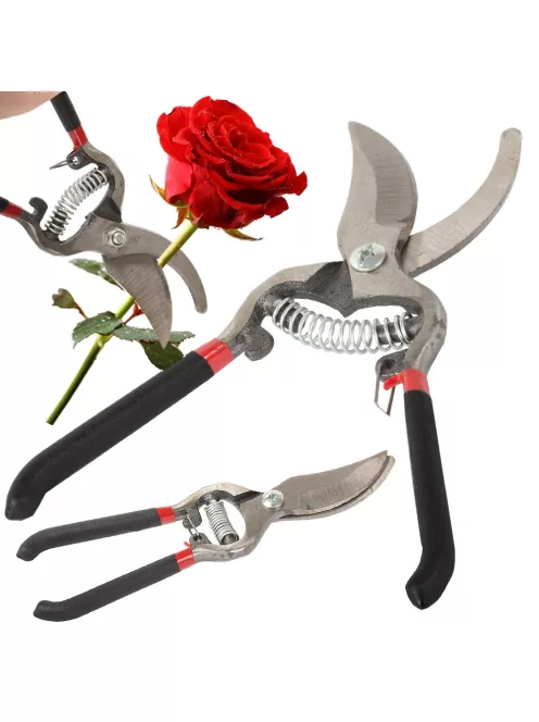 kovácsolt acél metszőolló biztonsági zárral kerti használatra