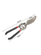 kovácsolt acél metszőolló biztonsági zárral kerti használatra