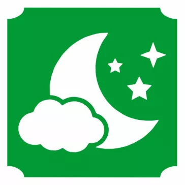 5x5 cm-es Csillámtetoválás sablon hold és csillagok