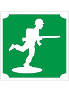 KiviArt Csillámtetoválás sablon játék katona mintával.