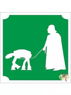 5x5 cm-es Csillámtetoválás sablon - Star Wars 396