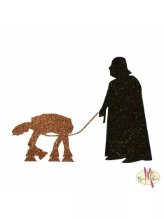 5x5 cm-es Csillámtetoválás sablon - Star Wars 396