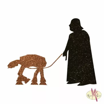 5x5 cm-es Csillámtetoválás sablon - Star Wars 396