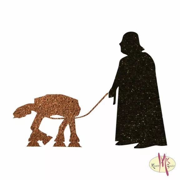 5x5 cm-es Csillámtetoválás sablon - Star Wars 396