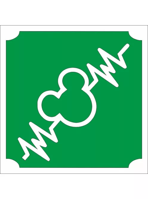 5x5 cm-es Csillámtetoválás sablon - Mickey mouse 397