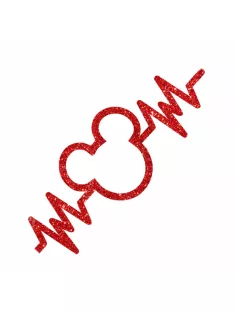 5x5 cm-es Csillámtetoválás sablon - Mickey mouse 397