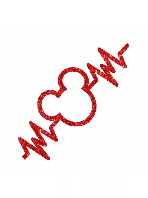 5x5 cm-es Csillámtetoválás sablon - Mickey mouse 397