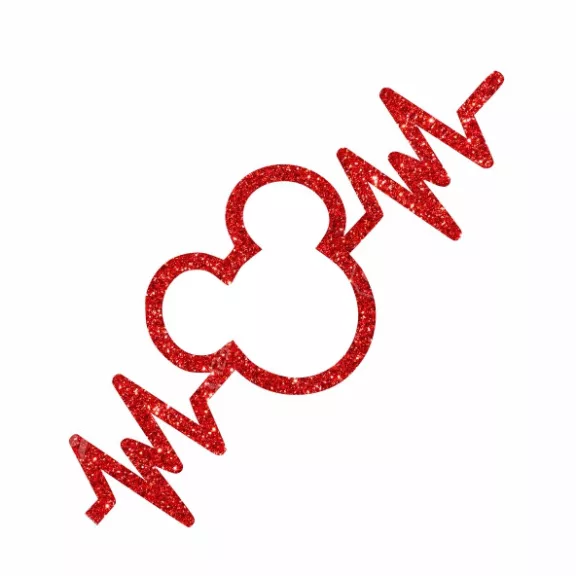 5x5 cm-es Csillámtetoválás sablon - Mickey mouse 397